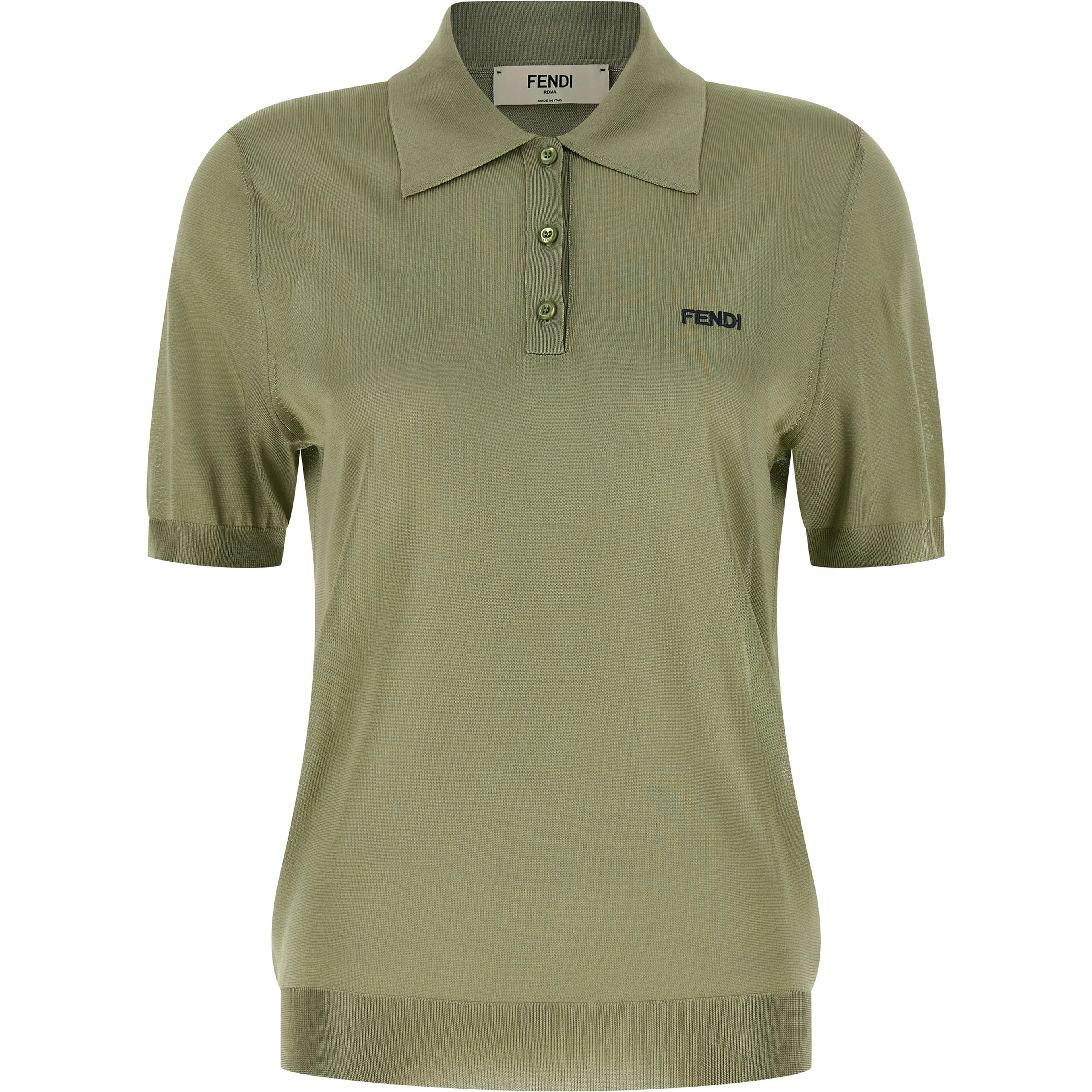 Bicolor Viscose Polo Shirt