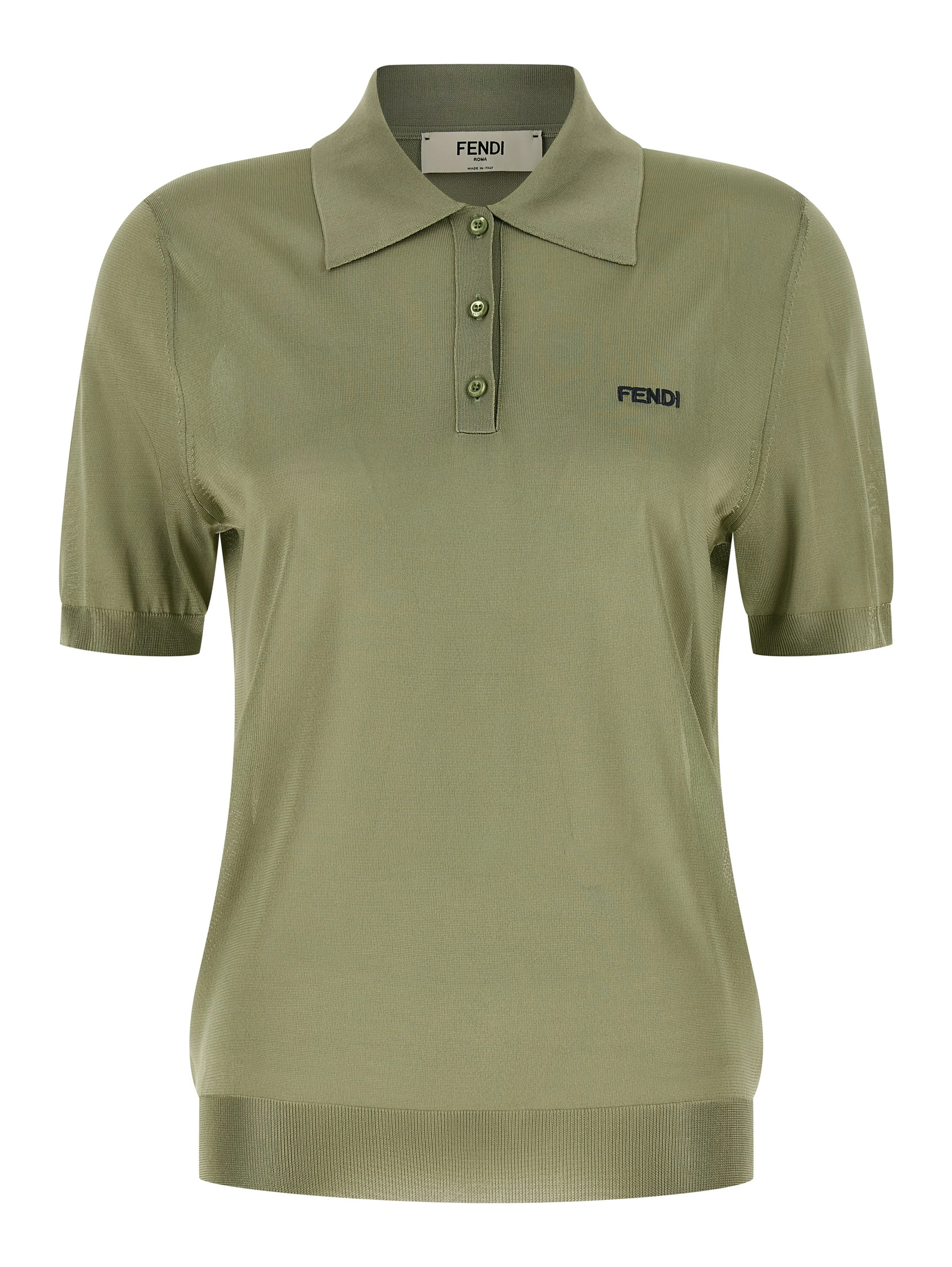 Bicolor Viscose Polo Shirt