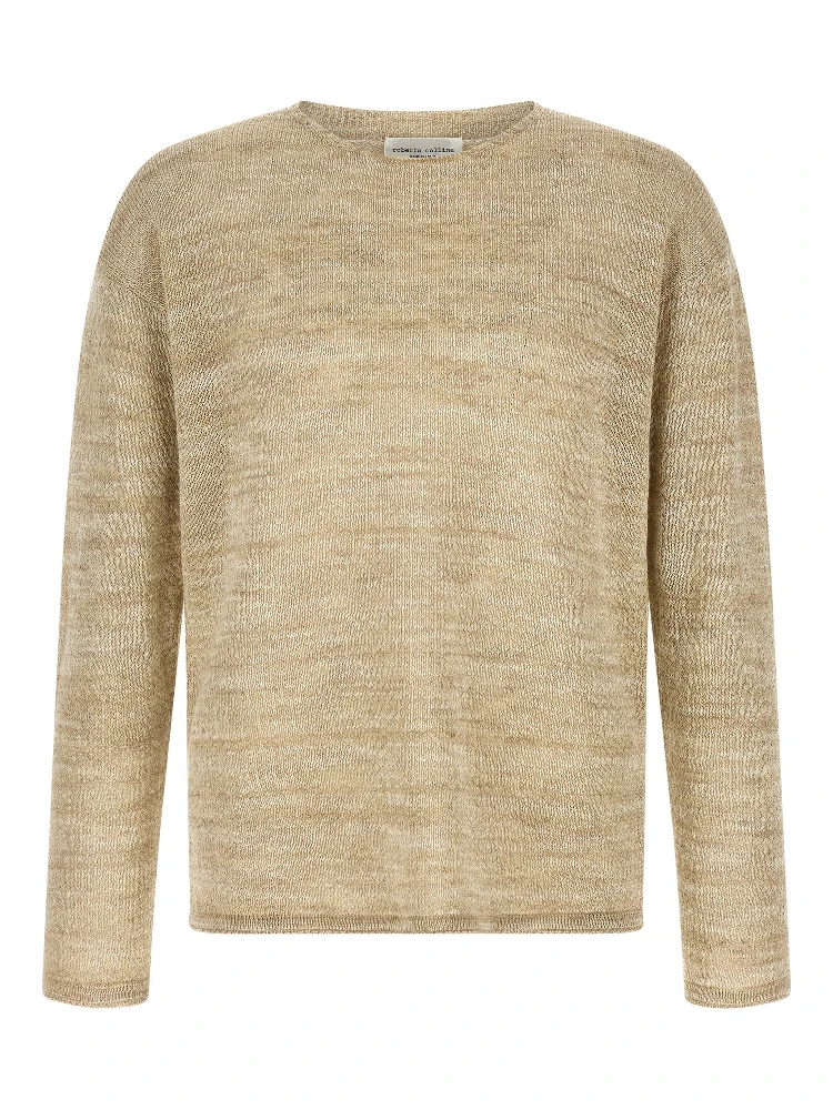 Beige Cotton Cardigan