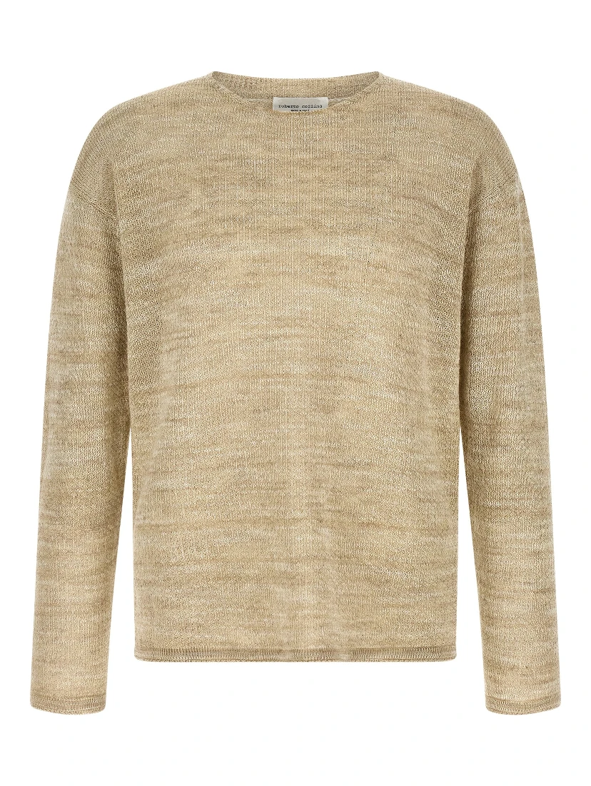 Beige Cotton Cardigan