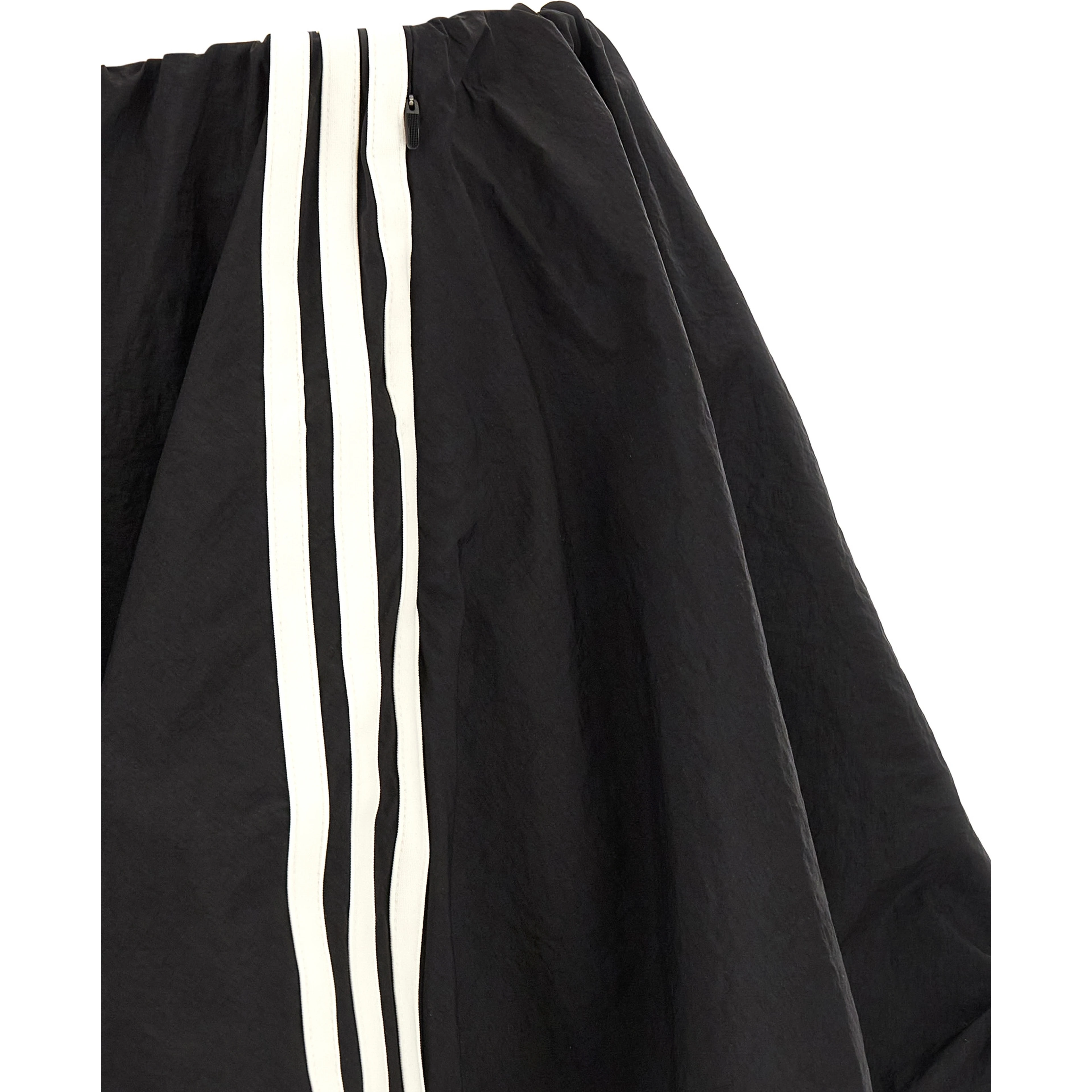 Black Polyamide Long Skirt