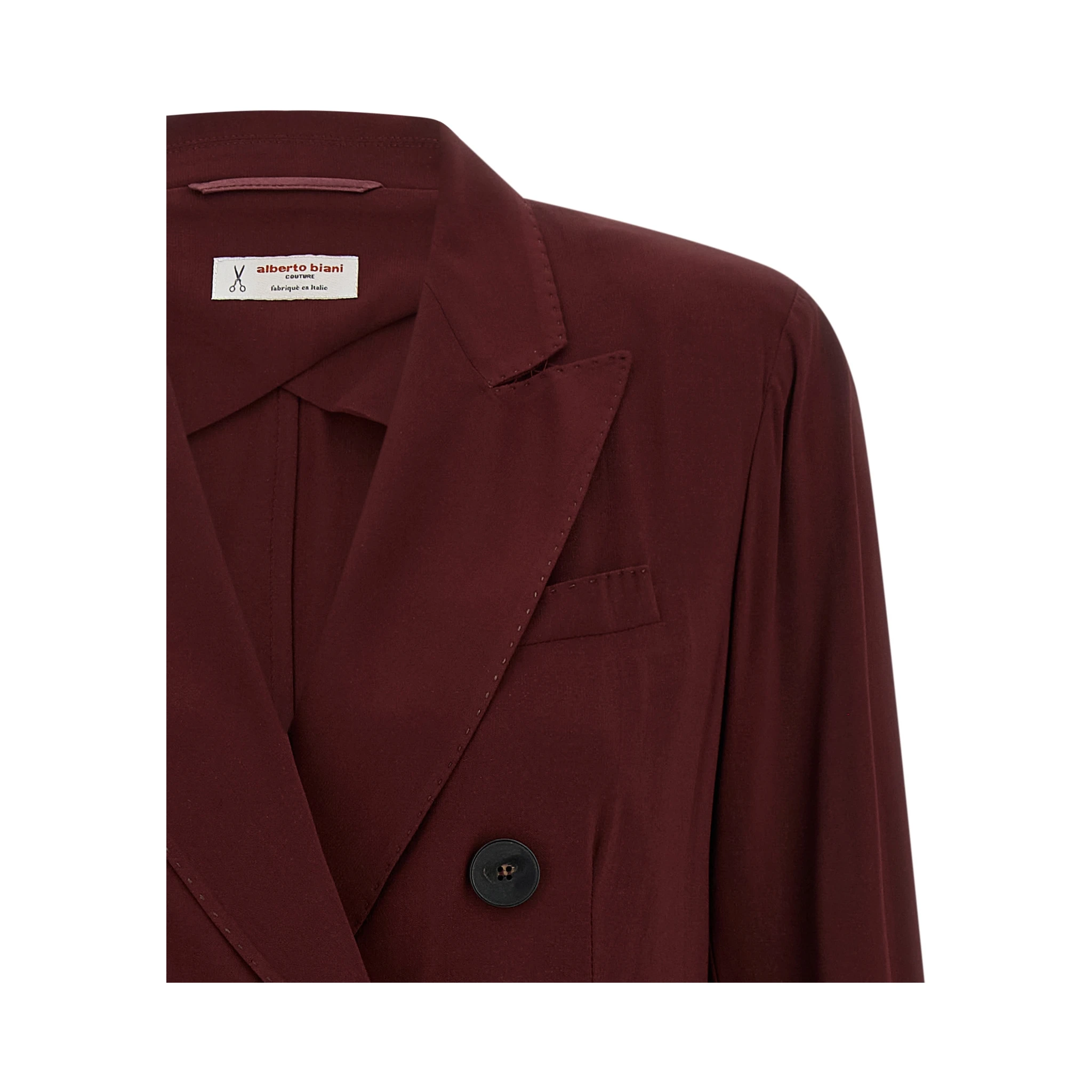 Bordeaux Viscose Blazer