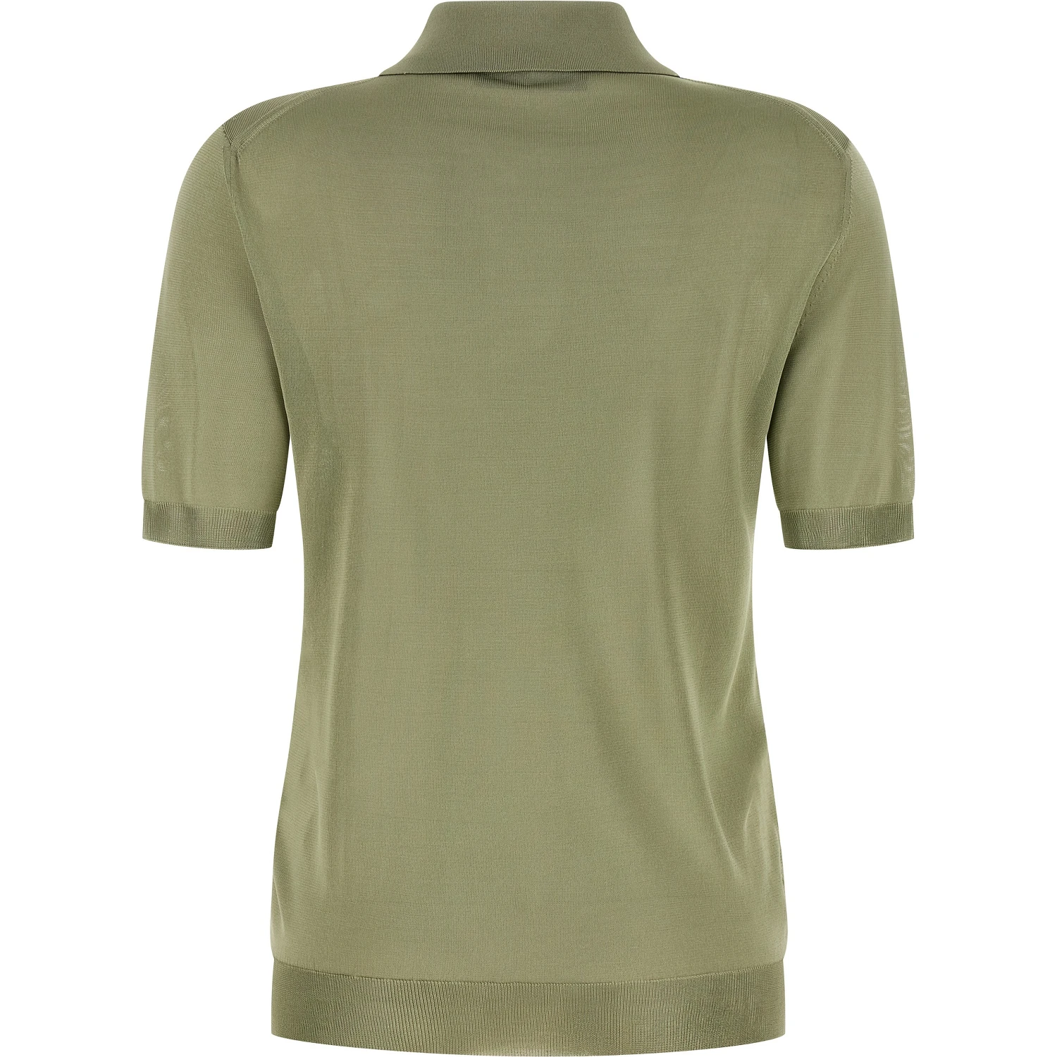 Bicolor Viscose Polo Shirt