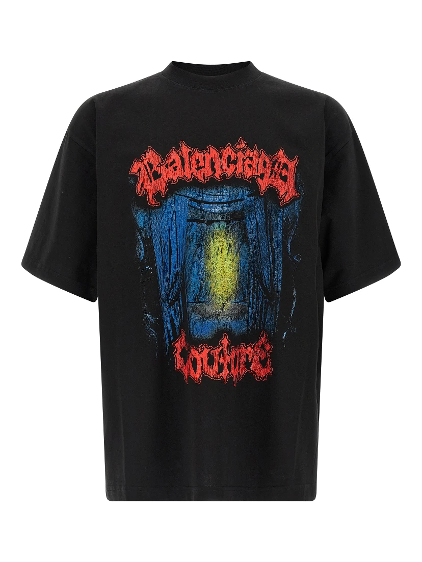 Black Cotton T-Shirt