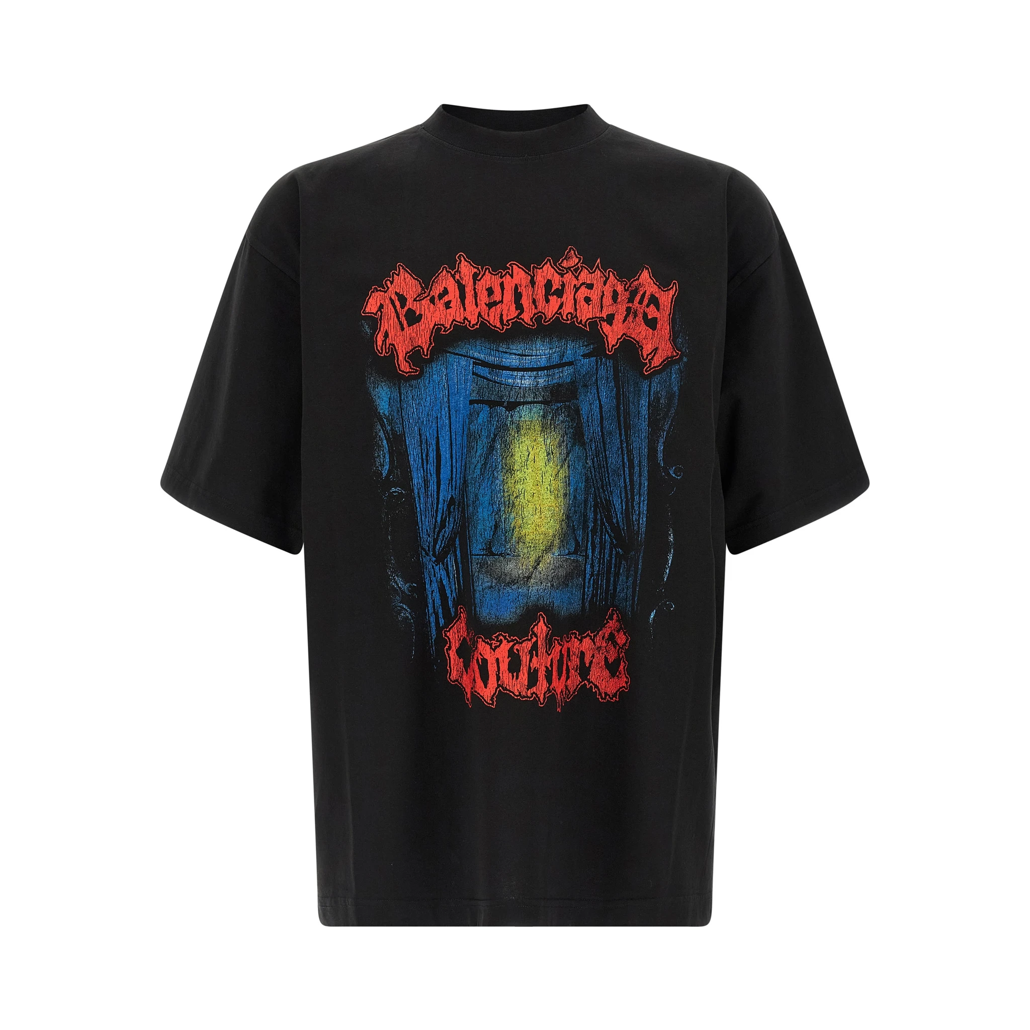 Black Cotton T-Shirt