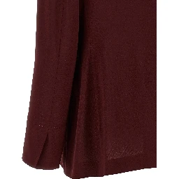 Bordeaux Viscose Blazer