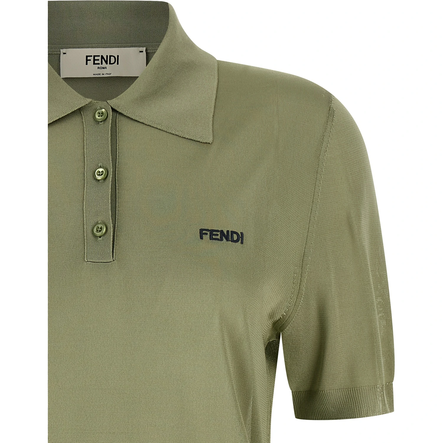 Bicolor Viscose Polo Shirt