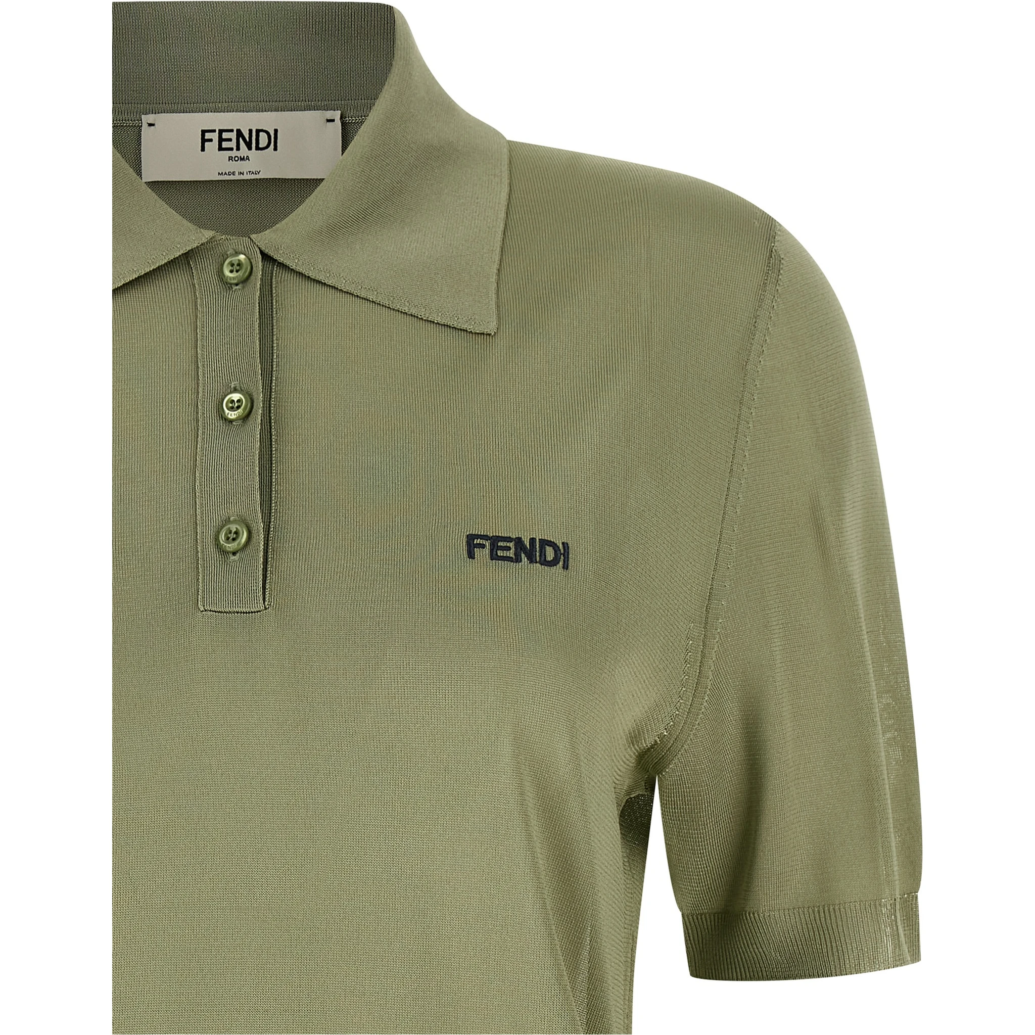 Bicolor Viscose Polo Shirt