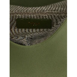 Bicolor Calfskin Shoulder Bag