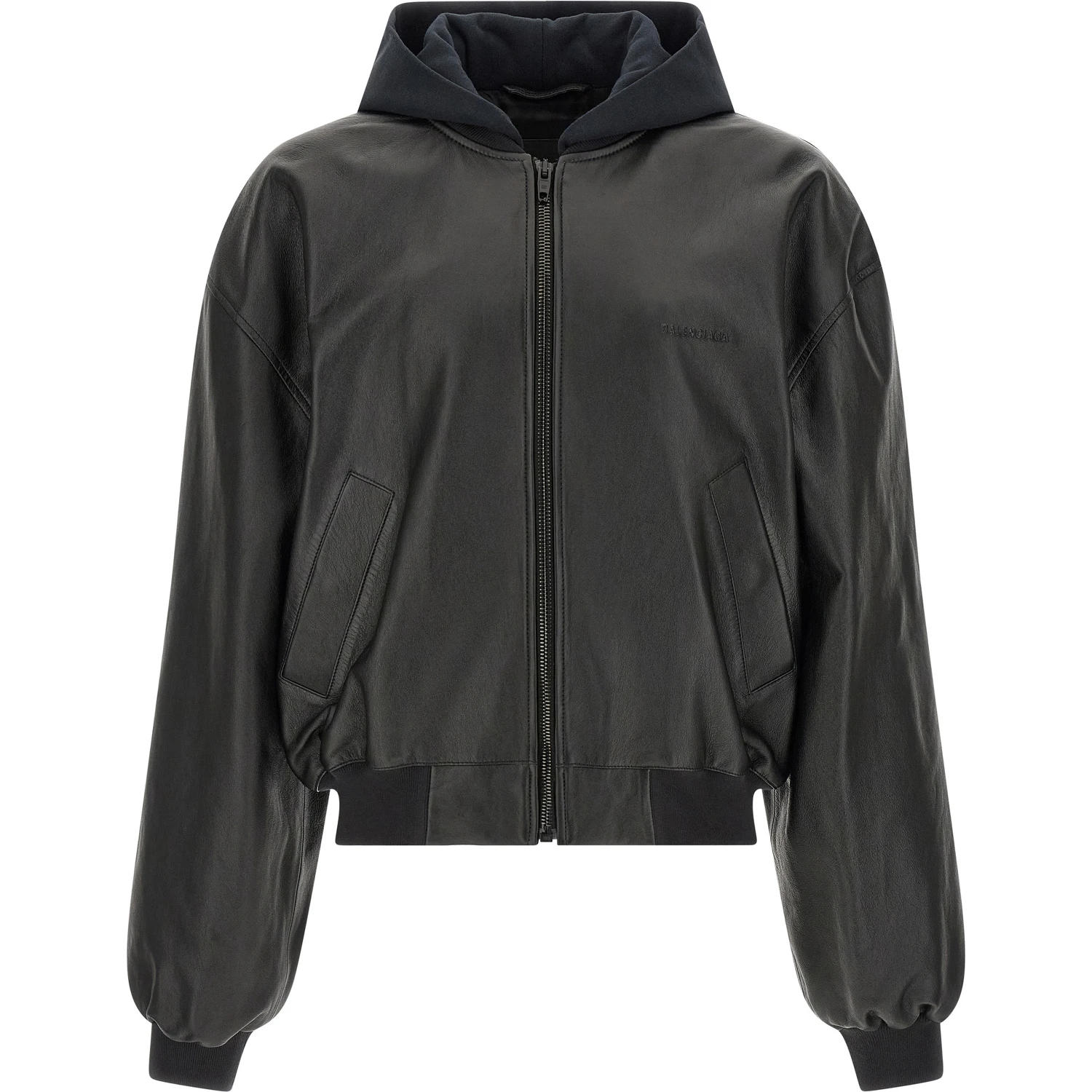 Black Lamb Leather Leather Jacket
