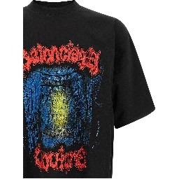 Black Cotton T-Shirt