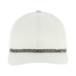 White Cotton Cap (Baseball Hat)