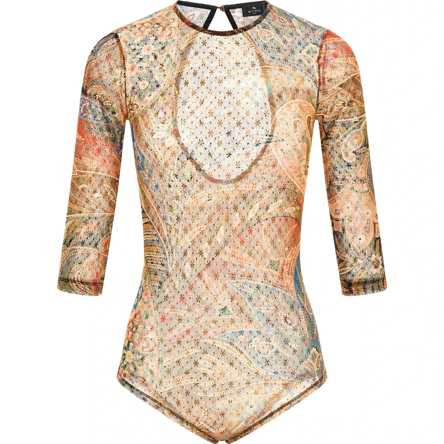 Multicolor Polyamide Bodysuit
