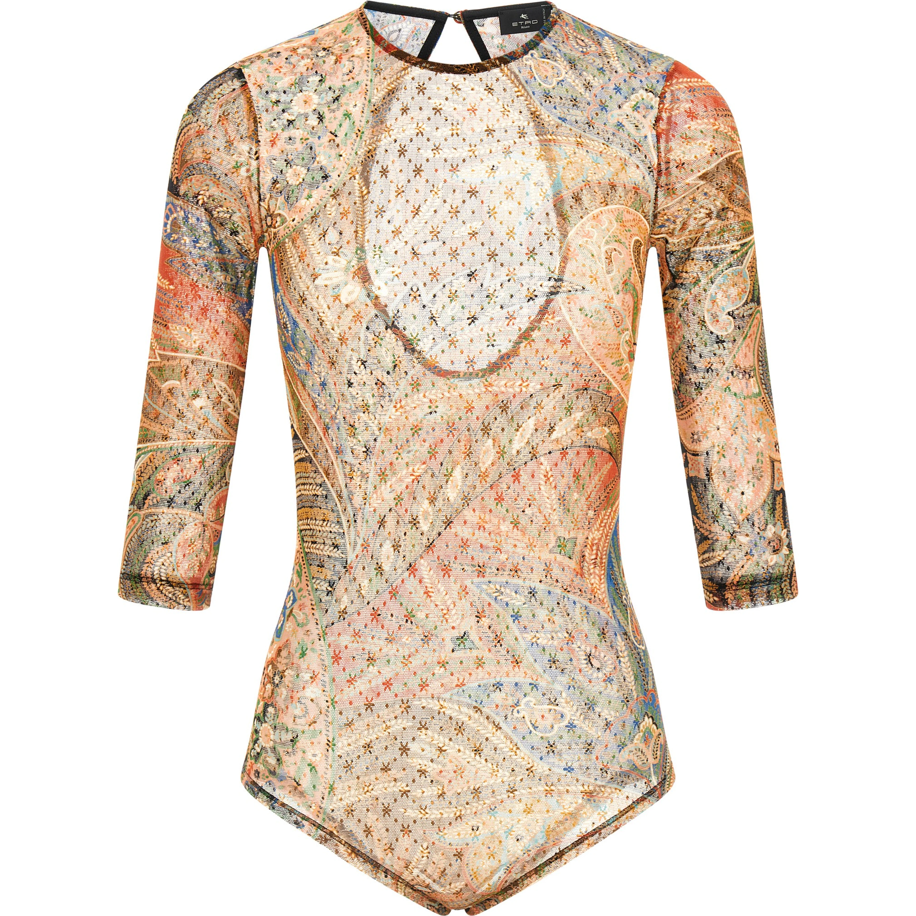 Multicolor Polyamide Bodysuit