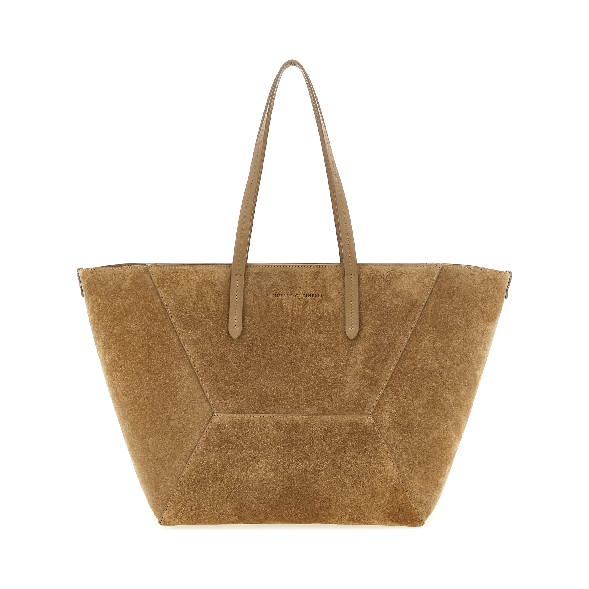 Brown Calfskin Shoulder Bag