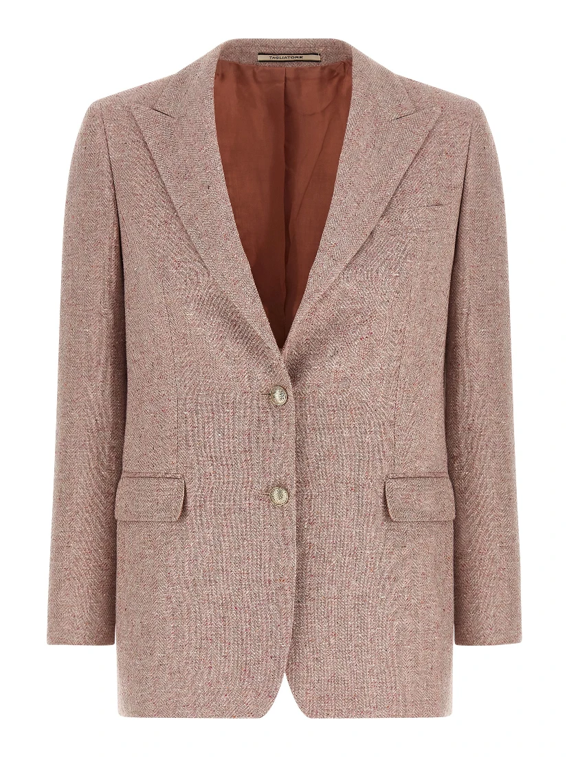 Multicolor Cotton Blazer