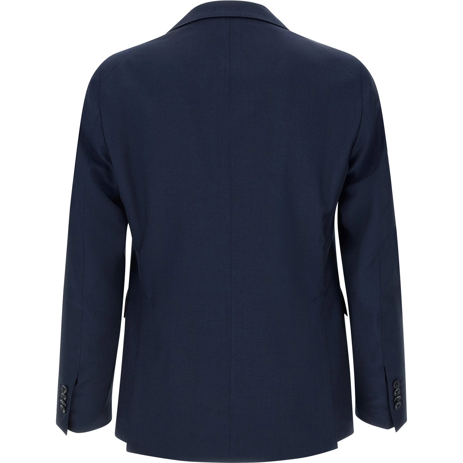 Blue Virgin Wool Two-Piece Suit