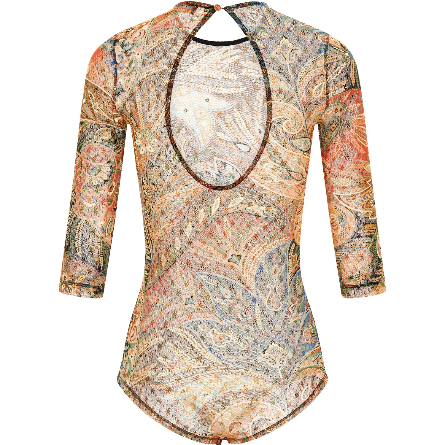 Multicolor Polyamide Bodysuit