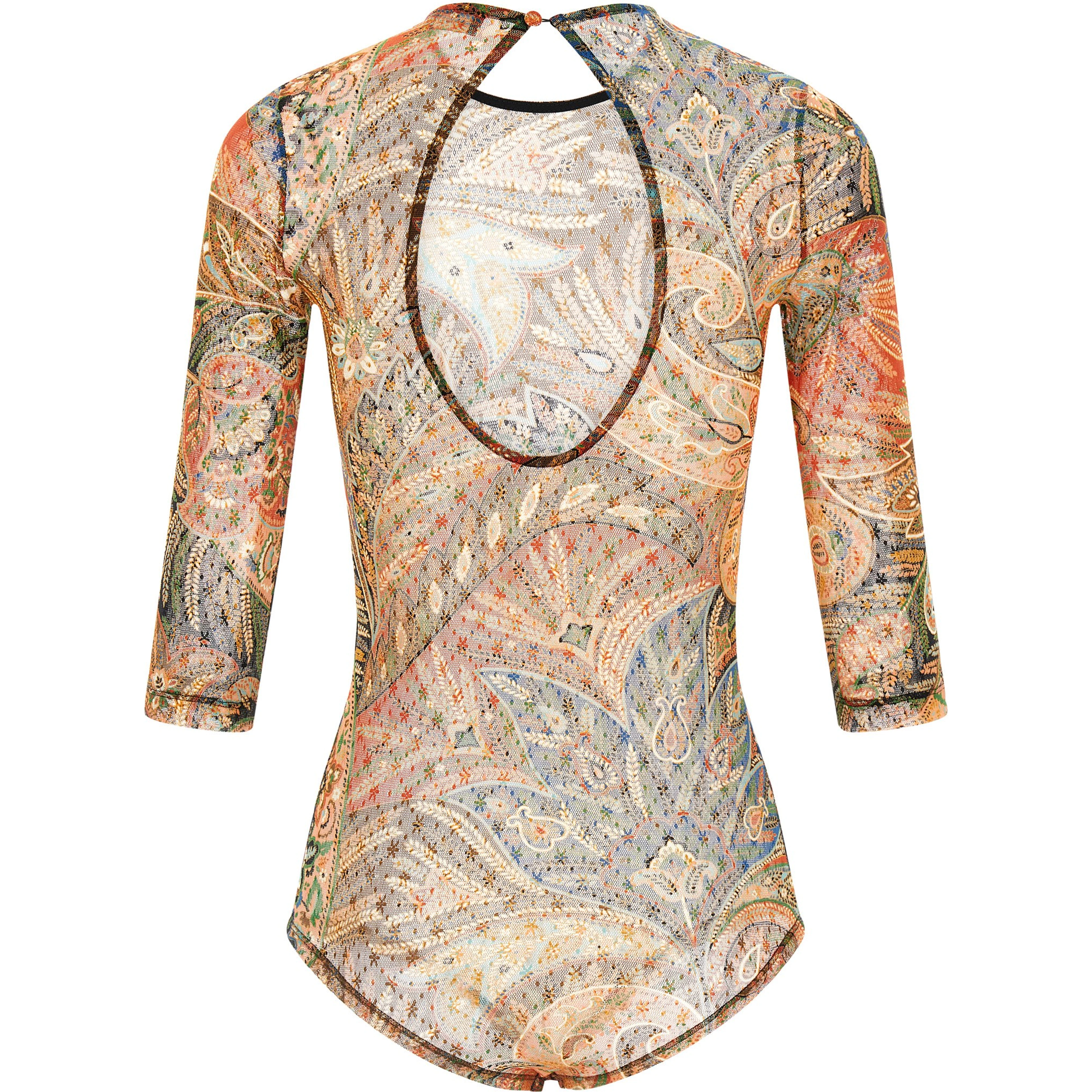 Multicolor Polyamide Bodysuit