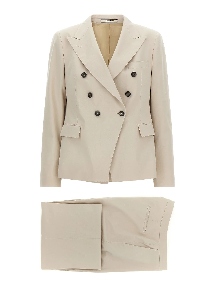 Beige Cotton Blazer