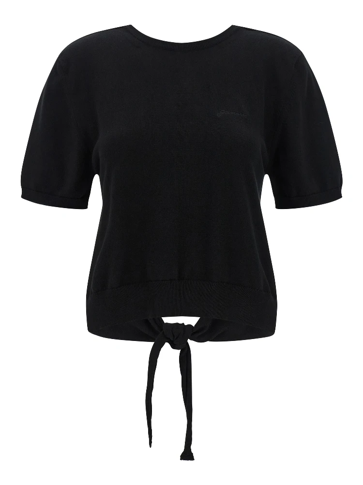 Black Organic Cotton Cardigan