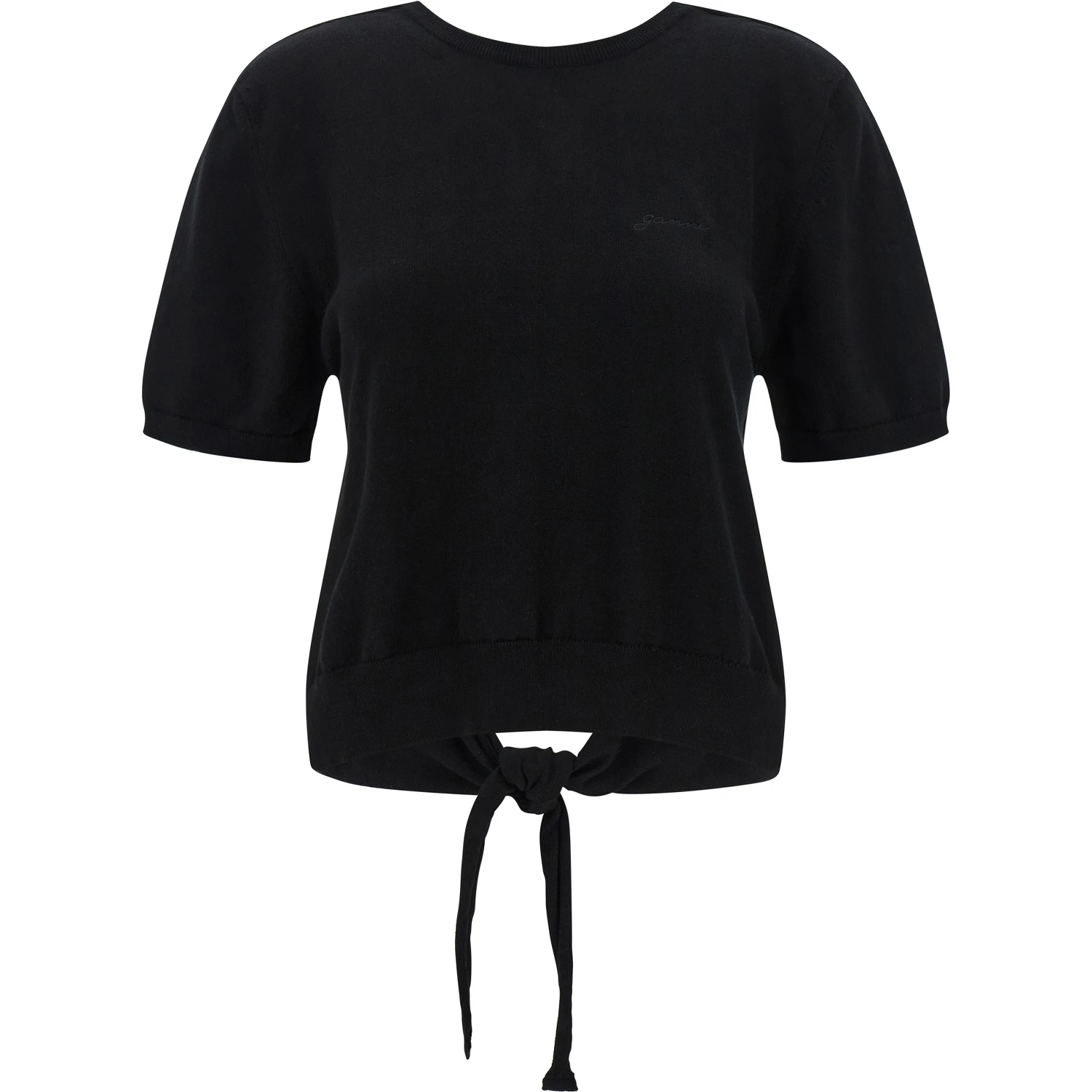 Black Organic Cotton Cardigan