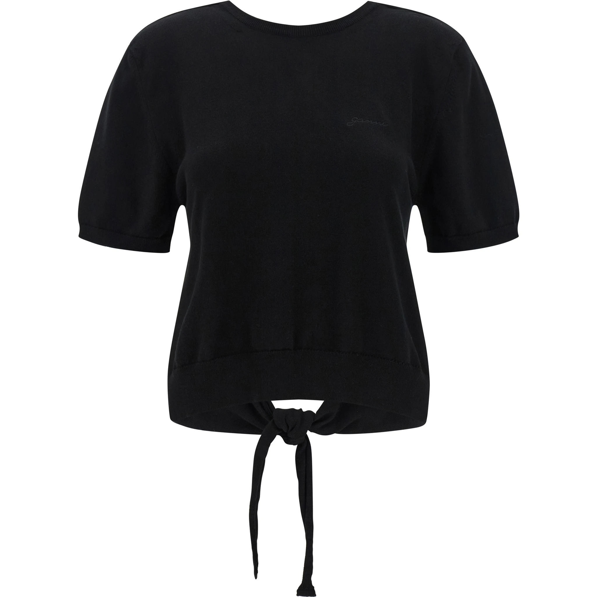 Black Organic Cotton Cardigan