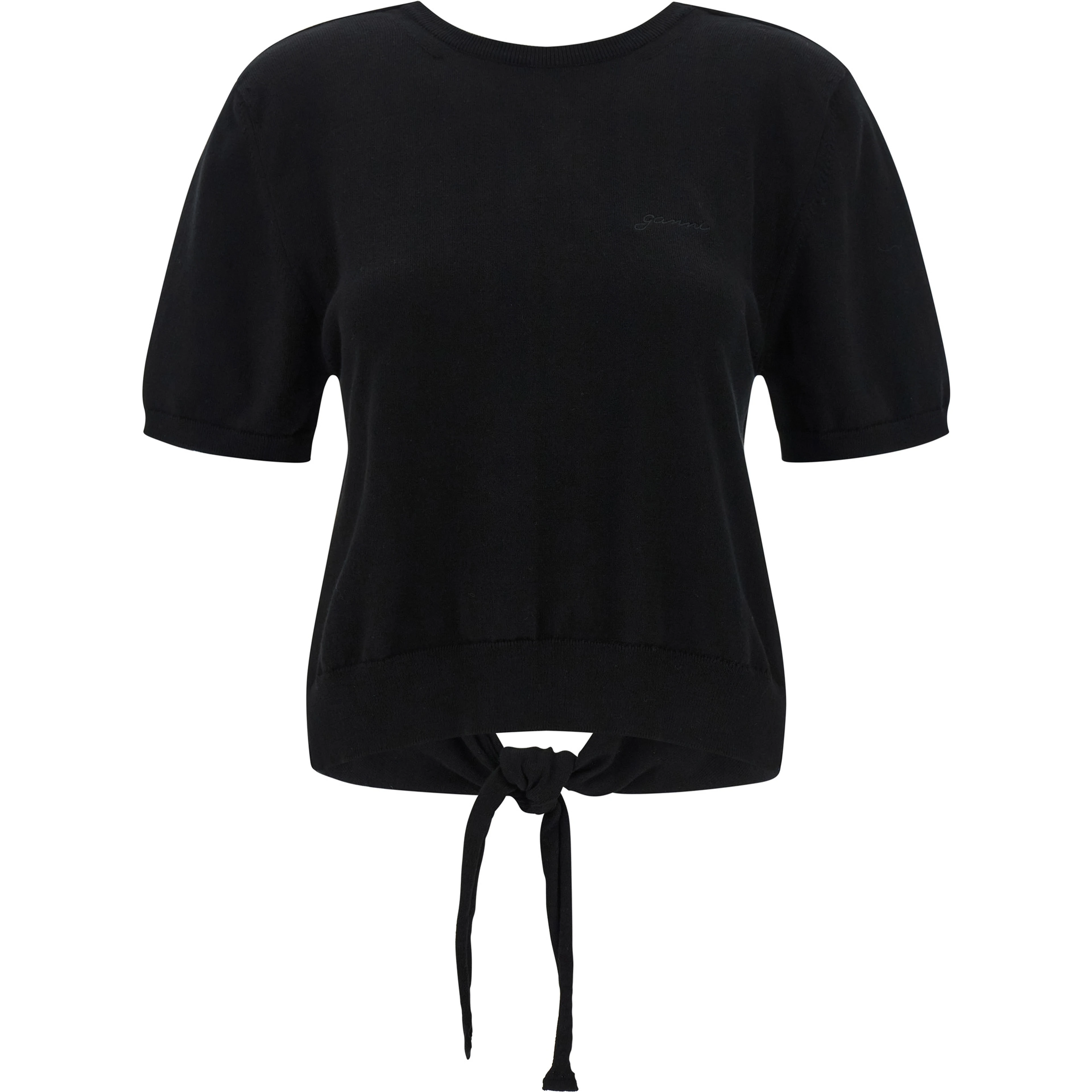 Black Organic Cotton Cardigan