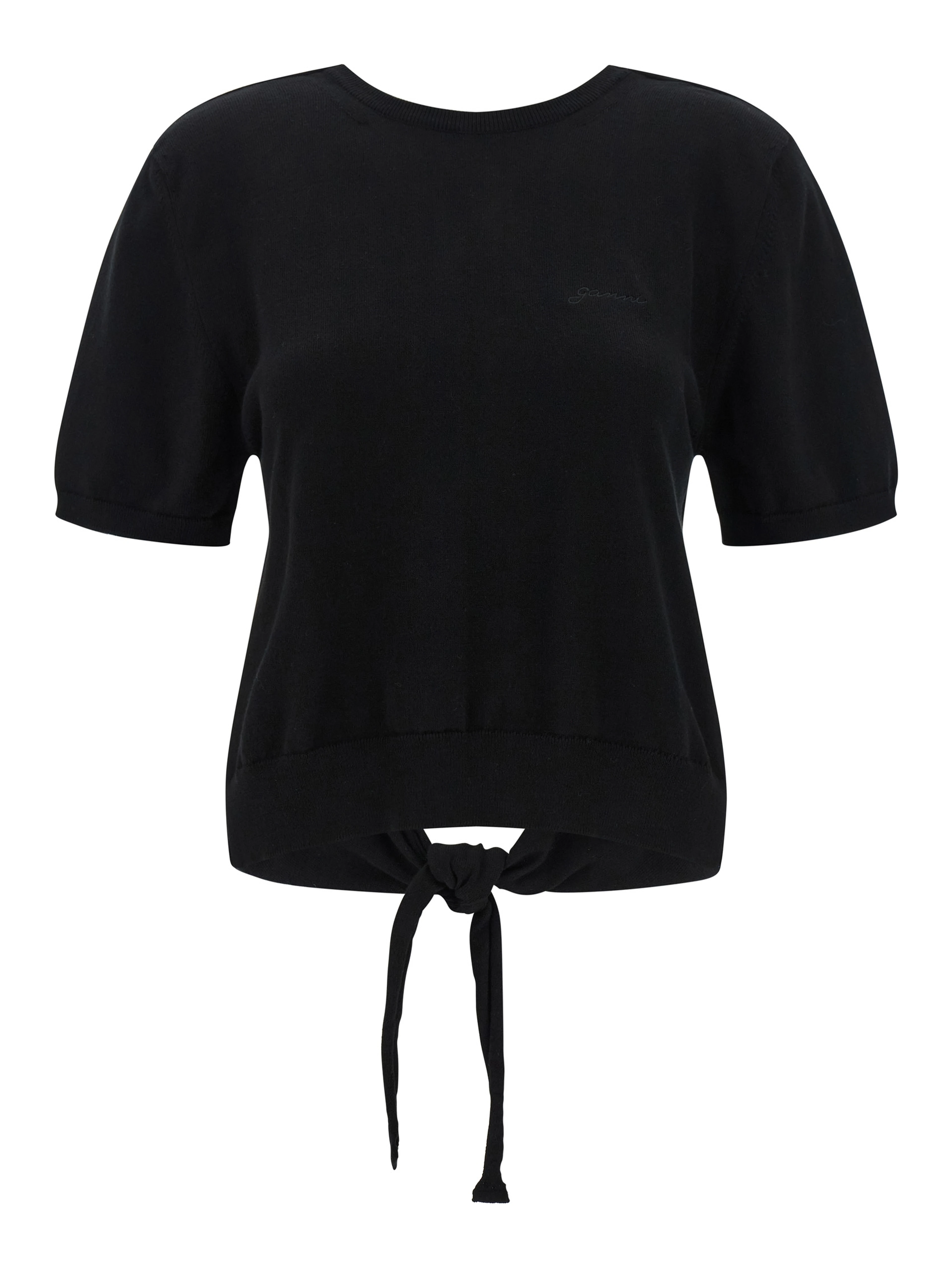 Black Organic Cotton Cardigan