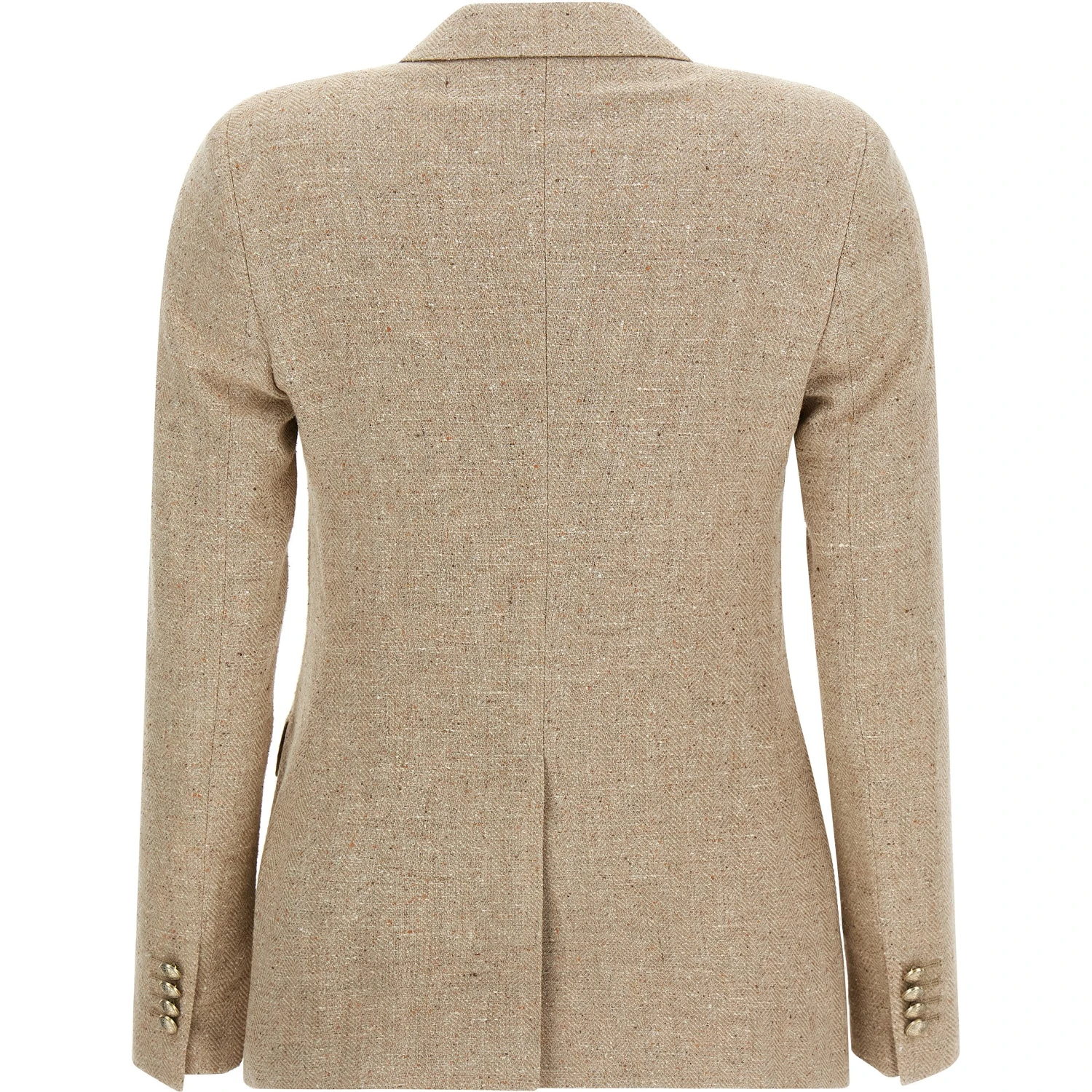 Beige Cotton Blazer