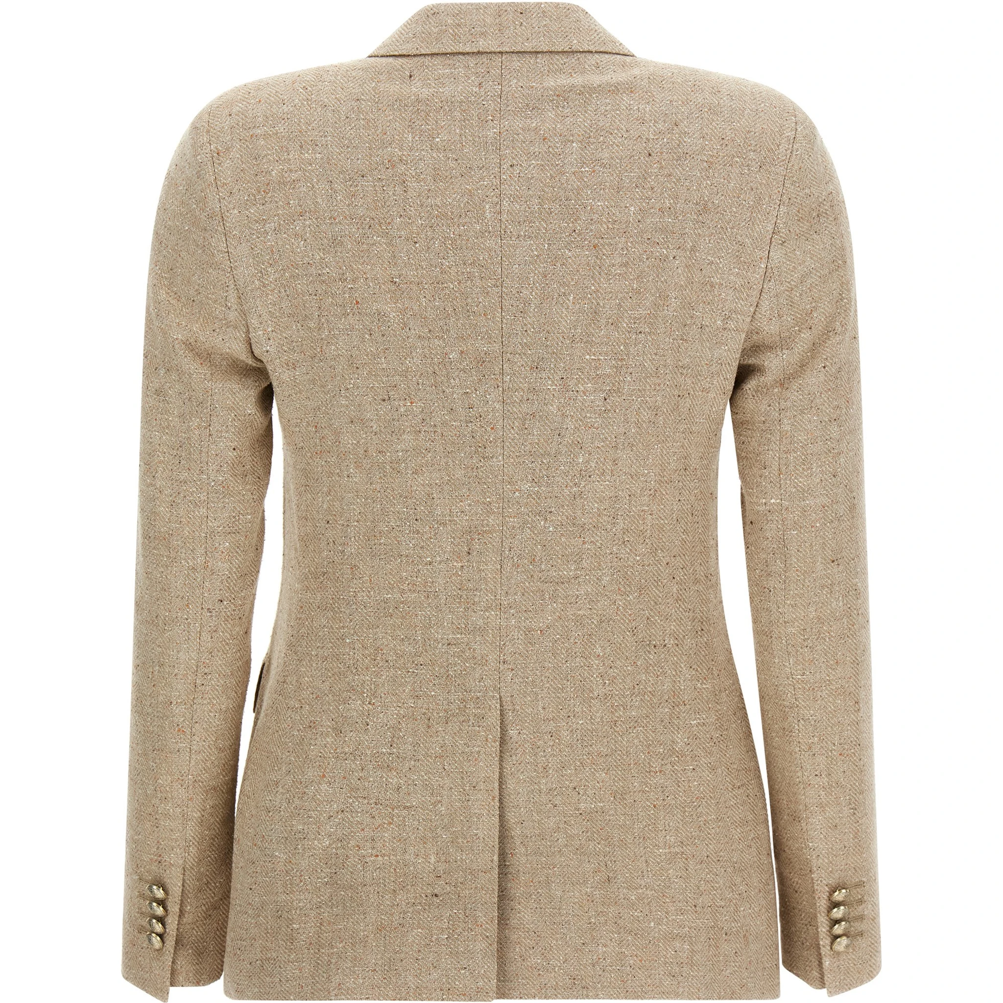 Beige Cotton Blazer