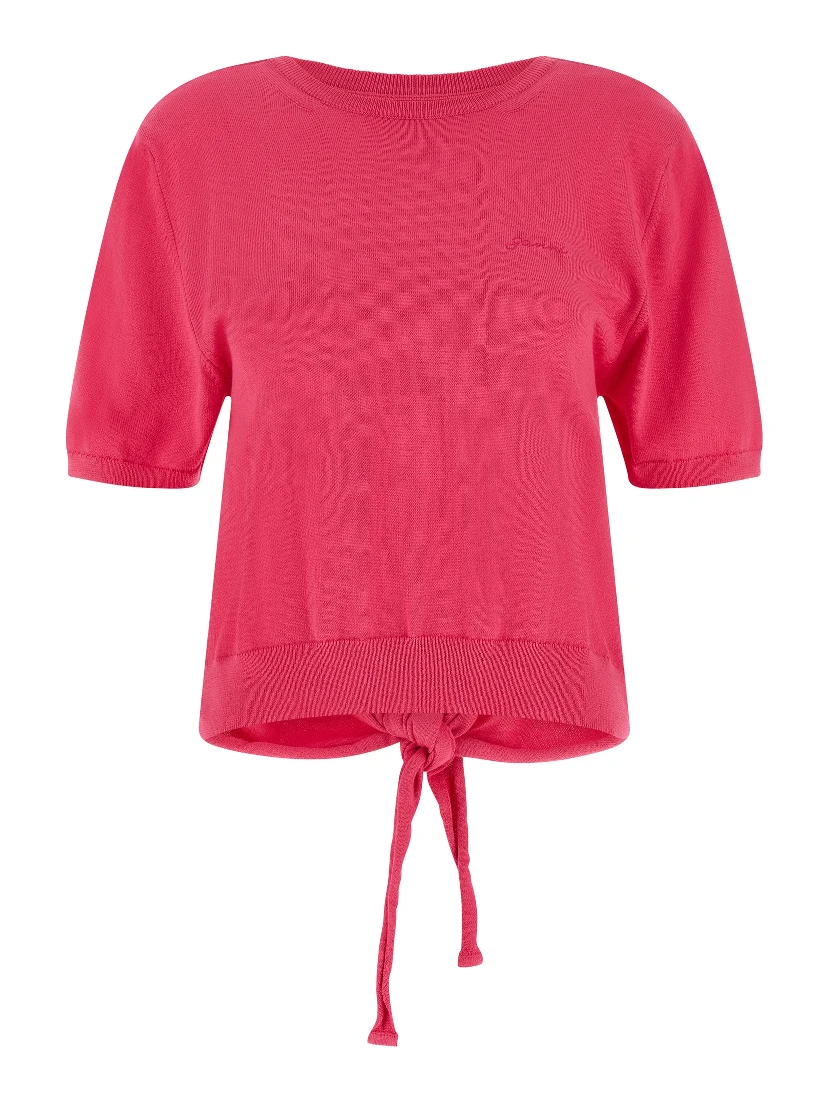 Fuchsia Organic Cotton Cardigan