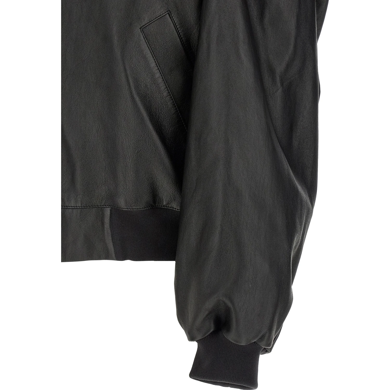 Black Lamb Leather Leather Jacket