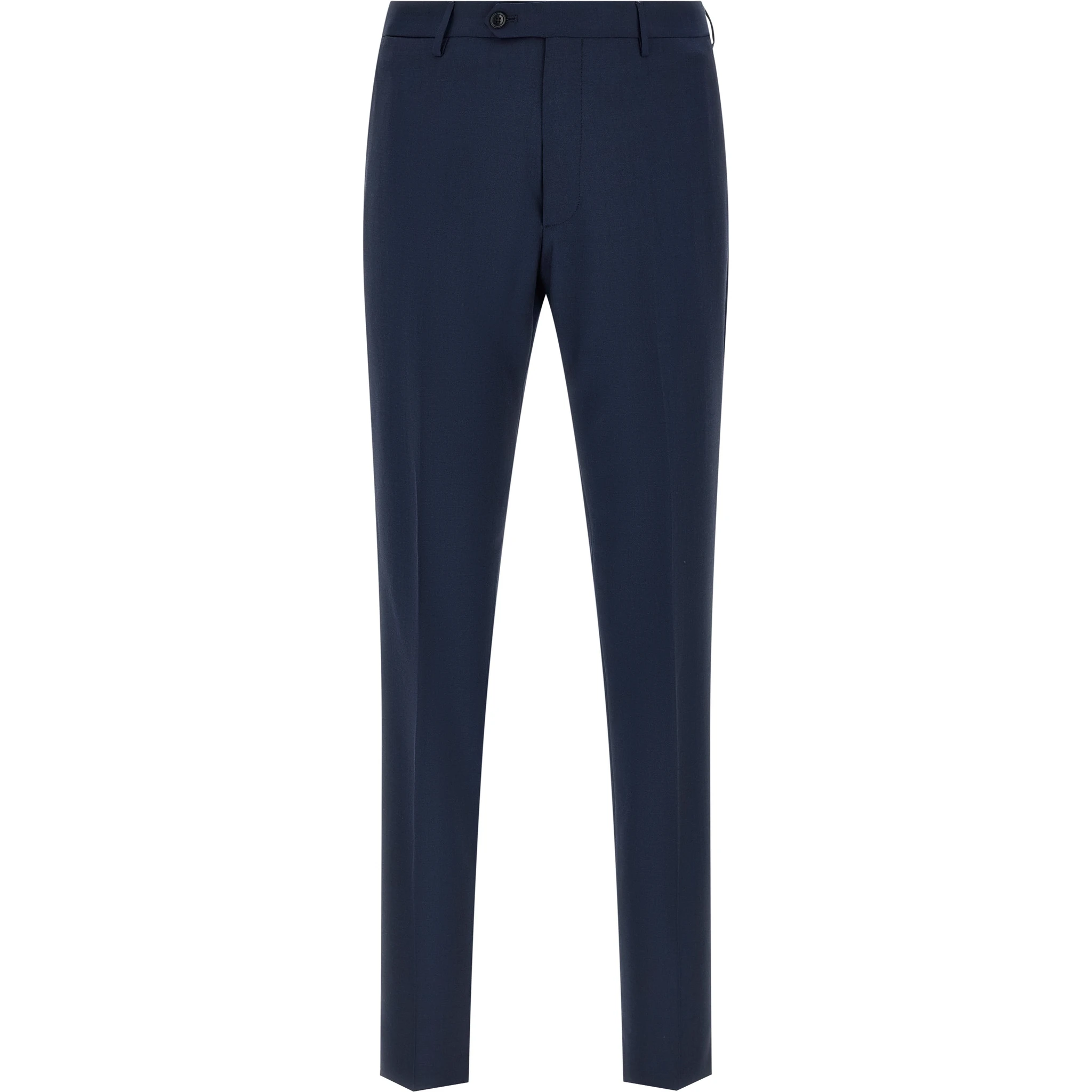 Blue Virgin Wool Two-Piece Suit