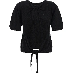 Black Organic Cotton Cardigan