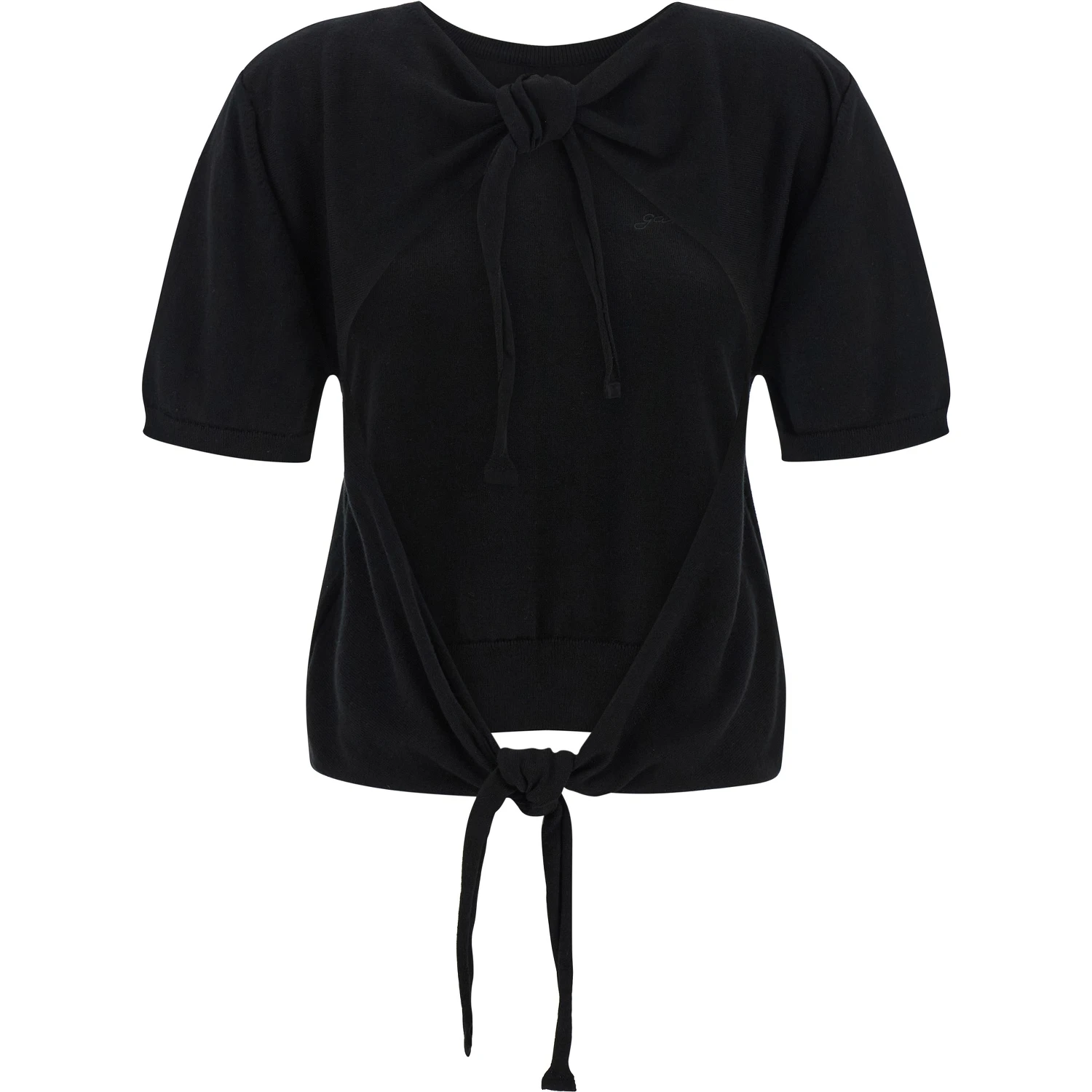 Black Organic Cotton Cardigan