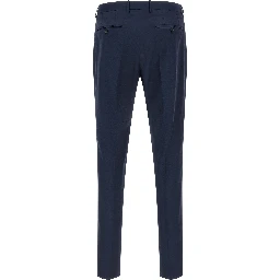 Blue Virgin Wool Two-Piece Suit