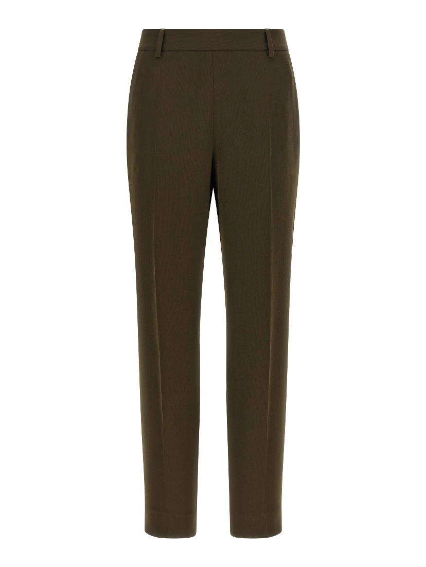 Bicolor Triacetate Casual Pants