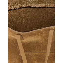 Brown Calfskin Shoulder Bag