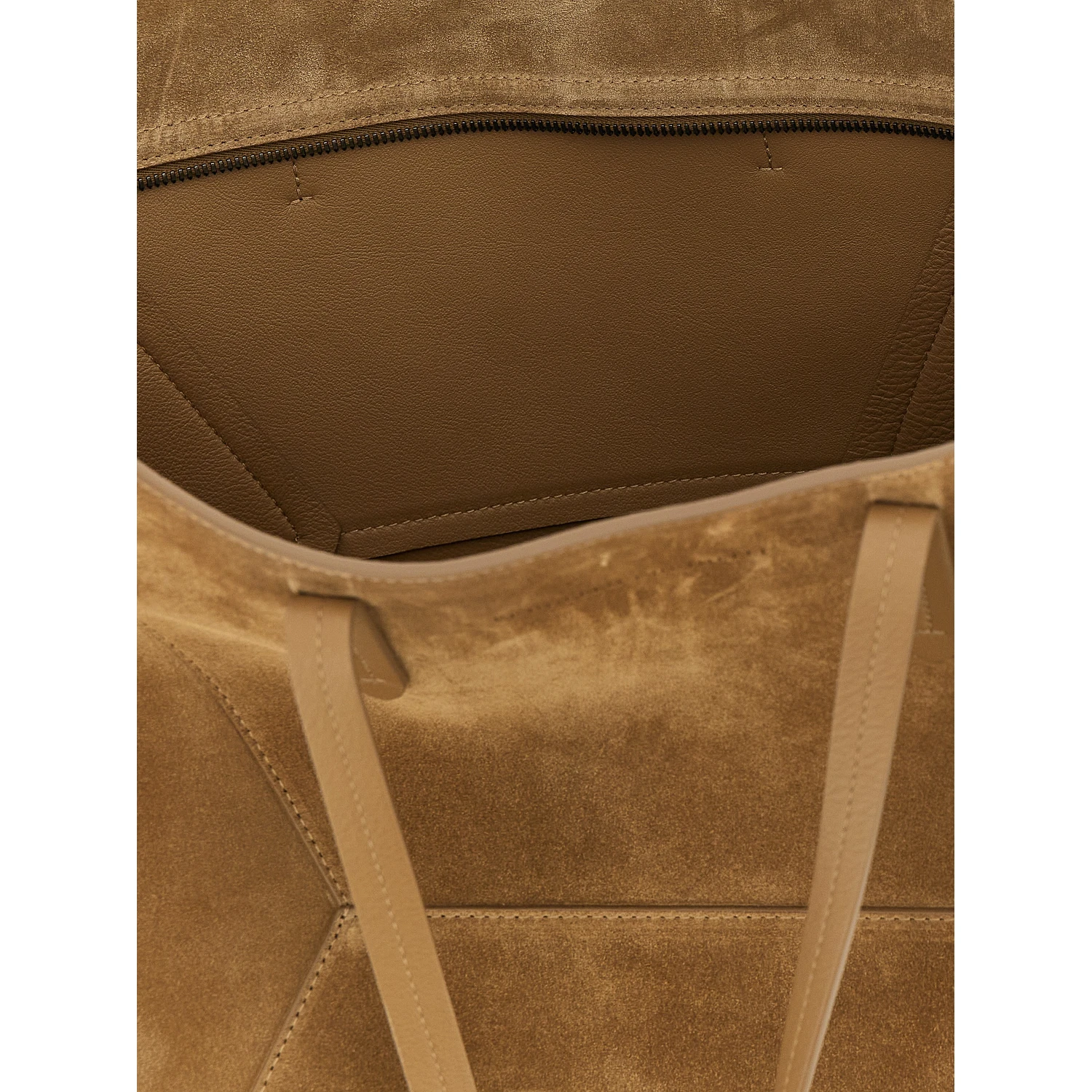 Brown Calfskin Shoulder Bag