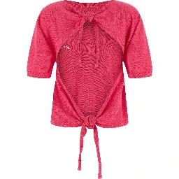 Fuchsia Organic Cotton Cardigan