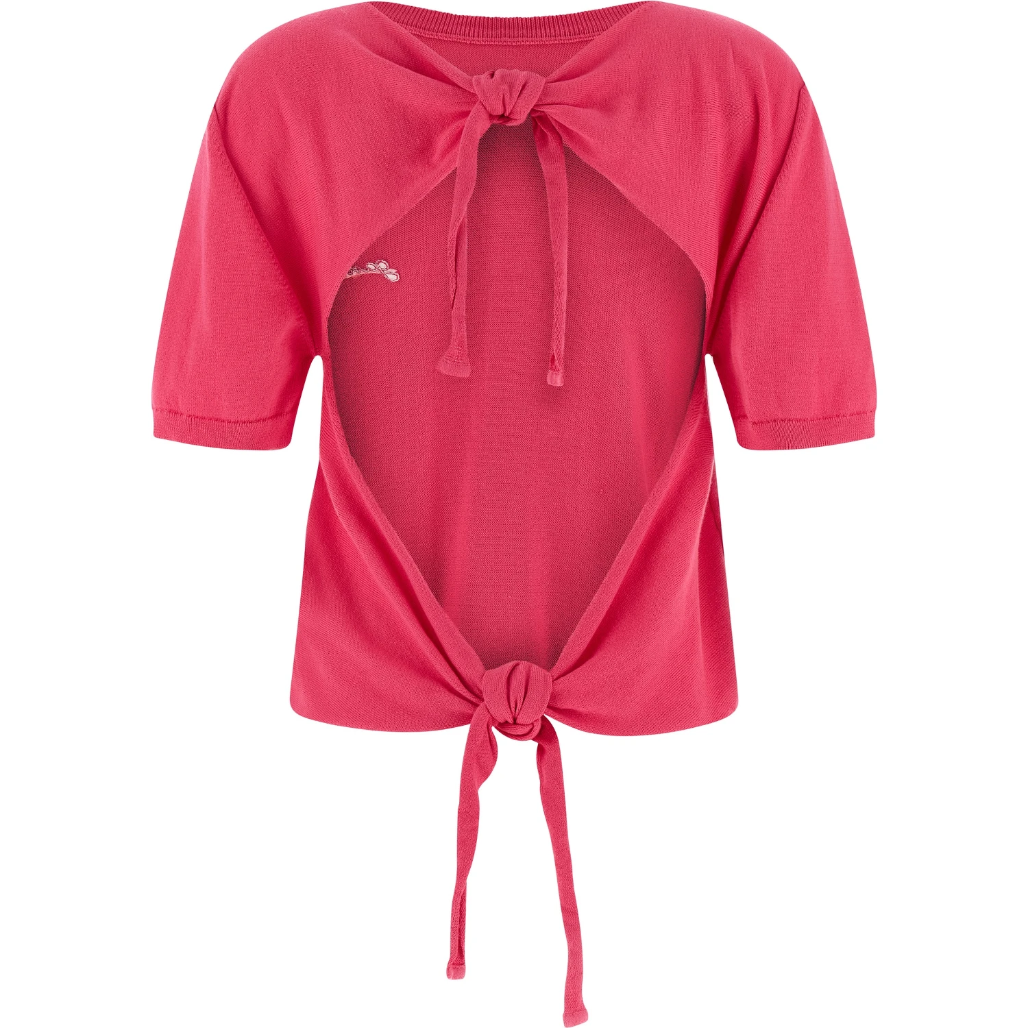 Fuchsia Organic Cotton Cardigan