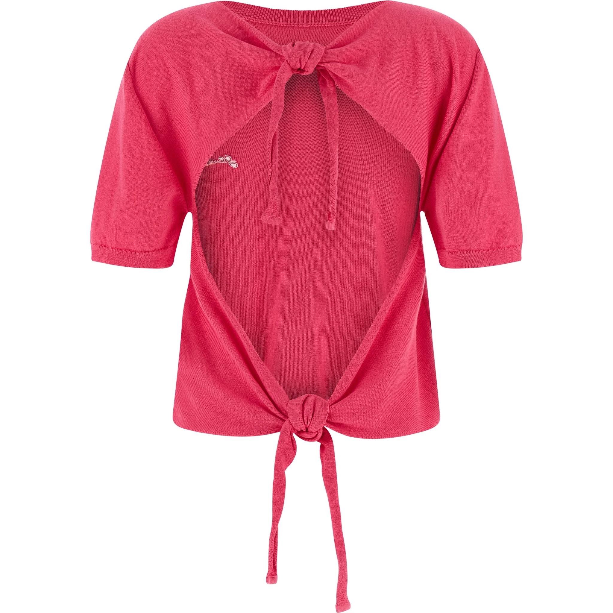 Fuchsia Organic Cotton Cardigan