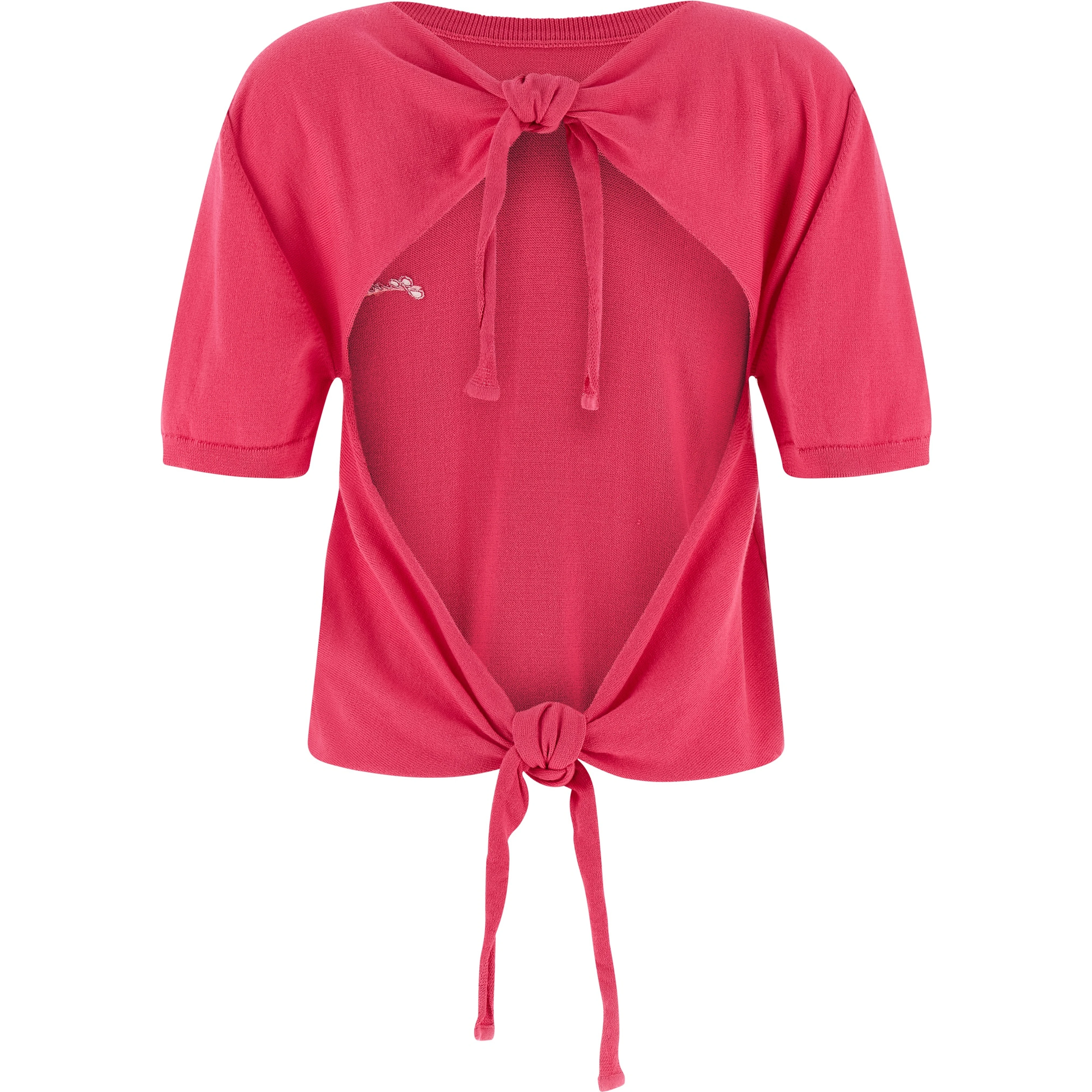 Fuchsia Organic Cotton Cardigan