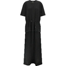 Black Cotton Long Dress