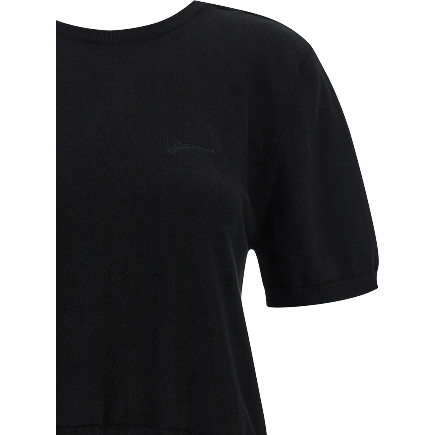 Black Organic Cotton Cardigan