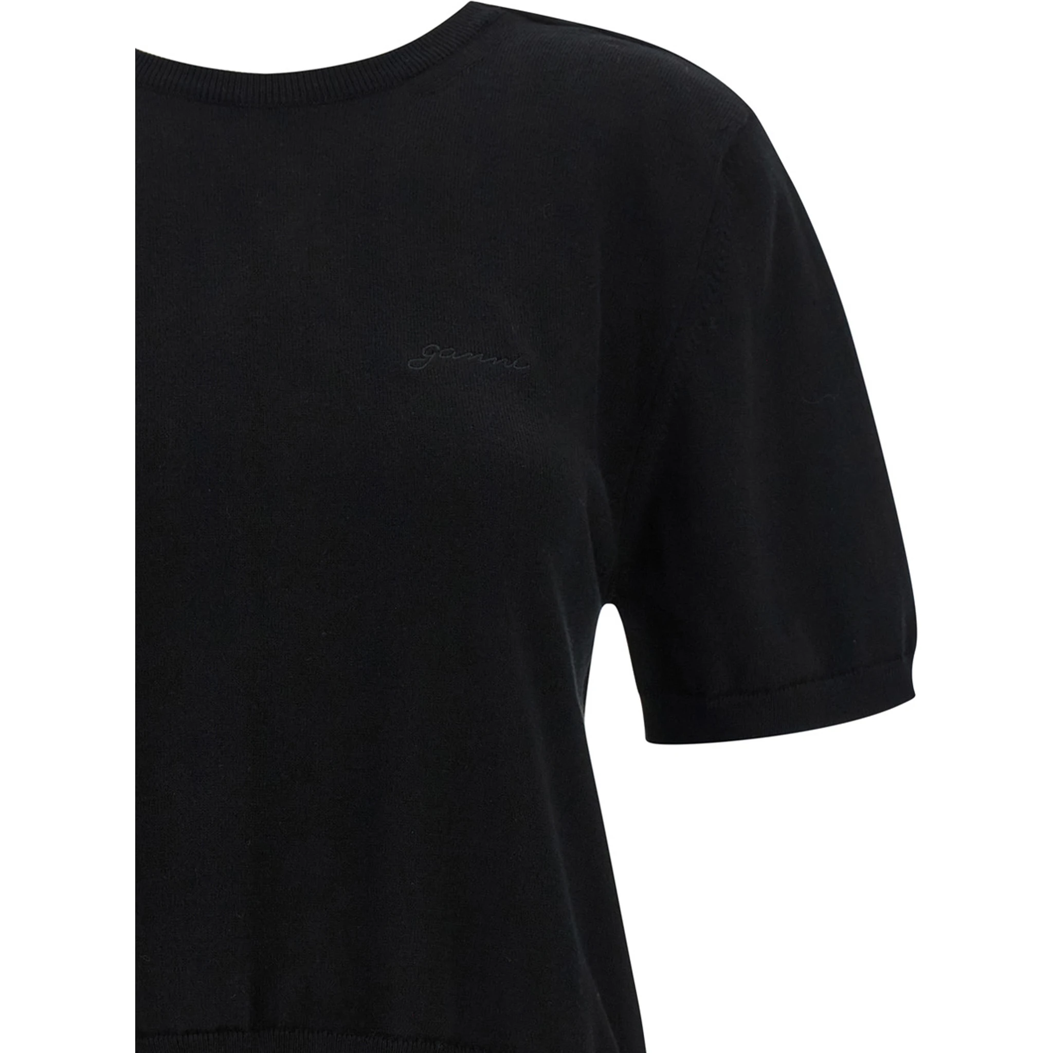 Black Organic Cotton Cardigan
