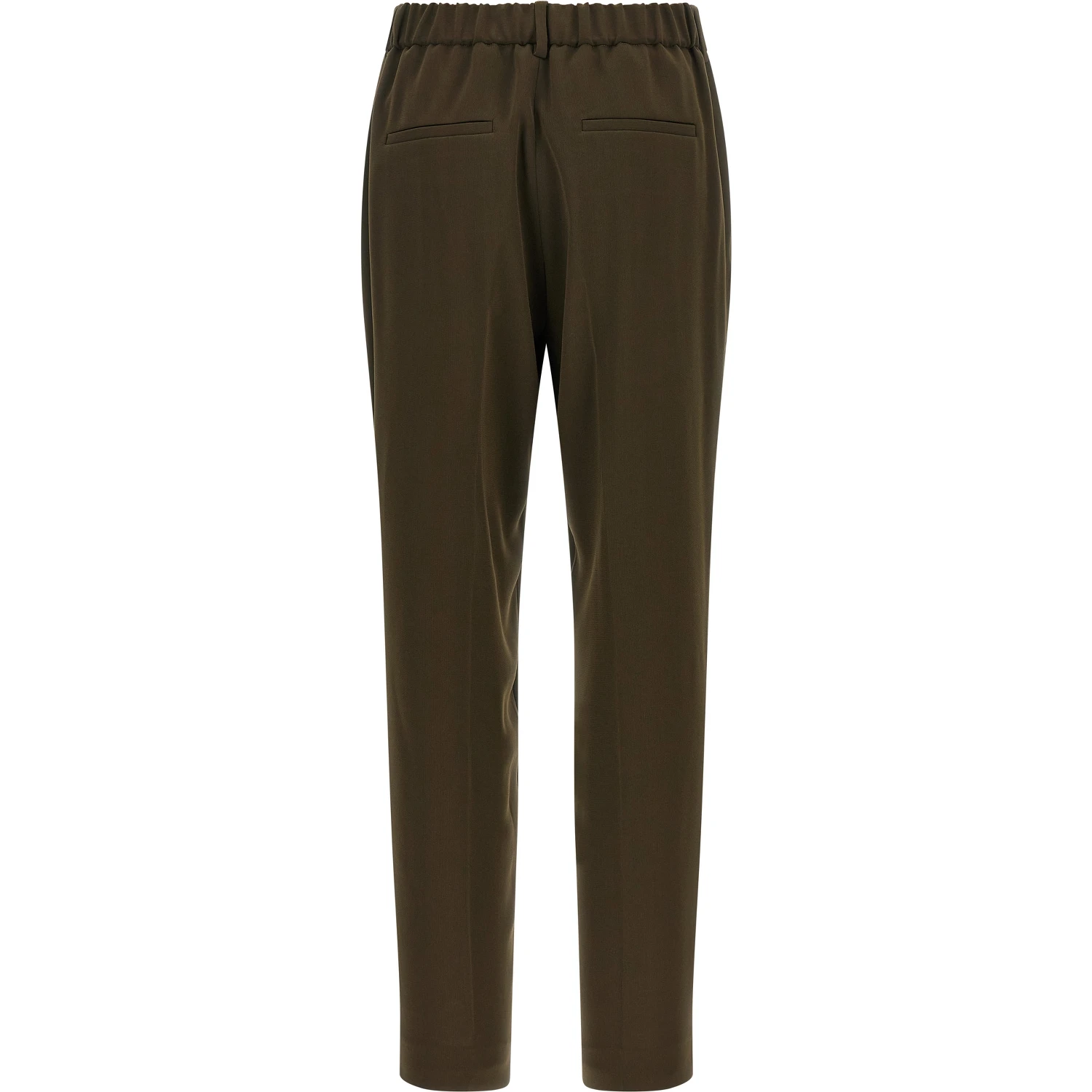 Bicolor Triacetate Casual Pants