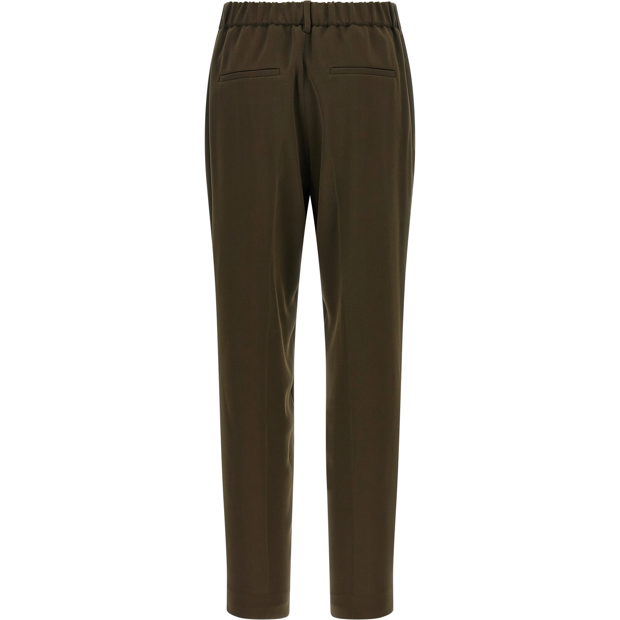 Bicolor Triacetate Casual Pants