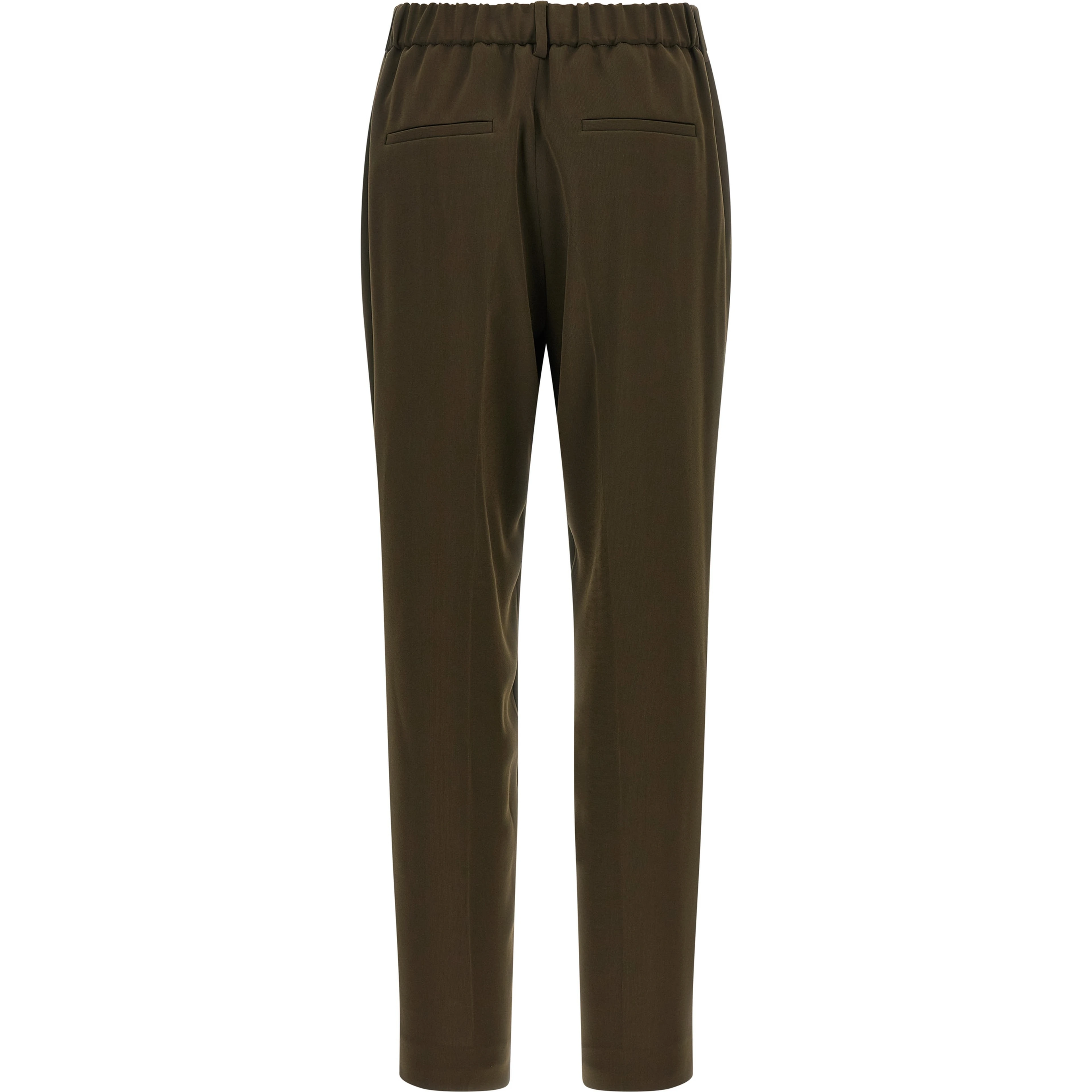 Bicolor Triacetate Casual Pants